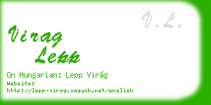 virag lepp business card